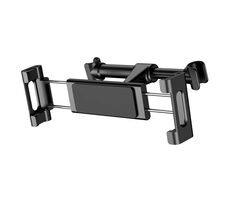 Baseus SUHZ-01 Univerzální držák na opěrku hlavy pro tablety a mobilní telefony černá