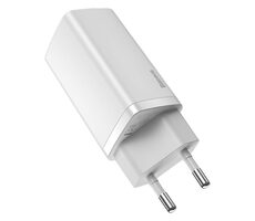 Baseus CCGAN2L-B02 GaN2 Lite Rychlonabíječka do sítě bílá / USB+USB-C 65W 