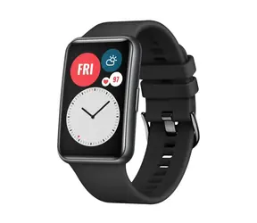 FIXED Silicone Strap Silikonový řemínek pro Huawei Watch FIT černá