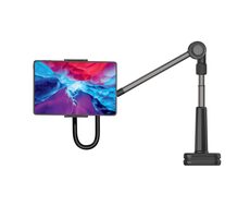 FIXED Relax Univerzální držák na tablet/telefon pro upevnění na stůl s otočným a nastavitelným ramenem černá