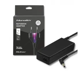 Qoltec 50073 Napajecí adaptér pro notebooky Toshiba 65W 1.11m černá / 19V / 3.42A / 5.5x2.5