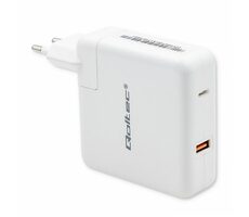 Qoltec 51710 USB-C rychlo nabíječka 108W bílá / 5-20V / 3 - 4.7A / USB-C PD