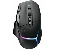 Logitech G502 X PLUS Premium černá / bezdrátová herní myš / optický senzor / 25600 DPI / 13 tlačítek / USB 