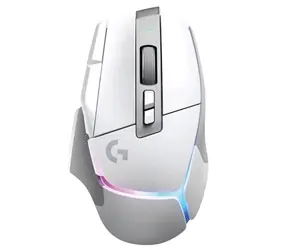 Logitech G502 X PLUS Premium bílá / bezdrátová herní myš / optický senzor / 25600 DPI / 13 tlačítek / USB 