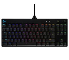 Logitech G Pro TKL černá / herní klávesnice / DE layout / USB / RGB Lightsync / GX Blue Clicky