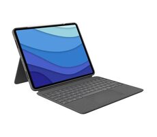 Logitech Combo Touch ochranný kryt s klávesnicí UK pro Apple iPad Pro 11" (1. & 2. & 3. generace) šedá / doprodej