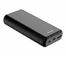 Swissten 22013913 20000 mAh černá / Power Bank / 12V / 3A / USB-C & USB & micro-USB
