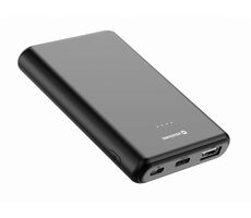 Swissten 22013910 5000 mAh šedá / Power Bank / 5V / 2.1A / USB-C & USB & micro-USB