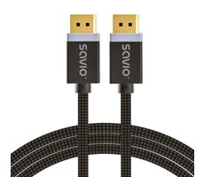 SAVIO CL-165 Displayport kabel samec - samec 1 m