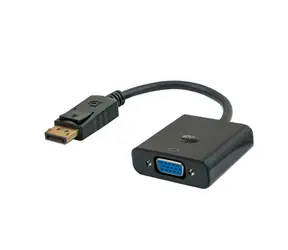 SAVIO CL-90 DP - VGA adaptér M-F černá