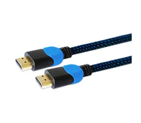 SAVIO GCL-02 Kabel HDMI A - HDMI A M/M 1.8m černo-modrá