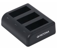 PATONA nabíječka pro digitální kameru Triple GoPro Hero 9 / Hero 10 / Hero 11 / AHDBT901