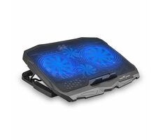 White Shark CP-25 ICE WARIOR modrá / chladicí podložka pod notebook / 17.3" / 4 ventilátory
