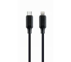 Gembird USB-C 2.0 (M) - Lightning  (M) kabel 1.5 m černá