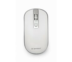 Gembird MUSW-4B-06-WS bílá / bezdrátová optická myš / 1600 DPI / USB