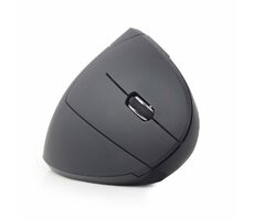 Gembird MUSW-ERGO-01 černá / bezdrátová optická myš / 1600 DPI / USB