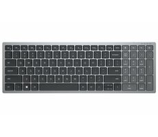 DELL KB-740 GER šedá / Bezdrátová klávesnice / GER / QWERTZ / USB / Bluetooth