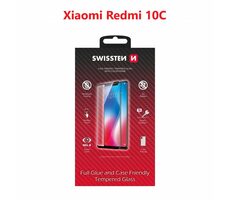 SWISSTEN FULL GLUE COLOR FRAME CASE FRIENDLY sklo pro XIAOMI REDMI 10C černá
