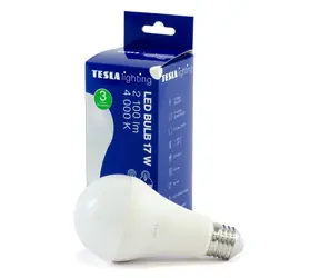 Tesla LED žárovka BULB E27 17W / 2100lm / 4000K / 220° / denní bílá 