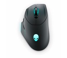 DELL Alienware AWM620 černá / Herní bezdrátová optická myš / 26000 DPI / 7 tlačítek / AlienFX / 2.4Ghz / USB