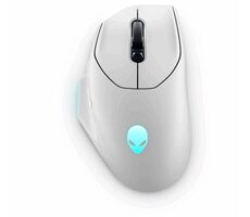 DELL Alienware AW620M bílá / Herní bezdrátová optická myš / 26000 DPI / 7 tlačítek / AlienFX / 2.4Ghz / USB