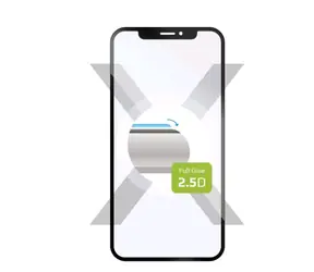 FIXED Full-Cover Ochranné tvrzené sklo pro Motorola Moto G23 černá / lepení přes celý displej