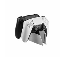 FIXED Dobíjecí stanice pro dva bezdrátové ovladače DualSense PlayStation 5 černo-bílá