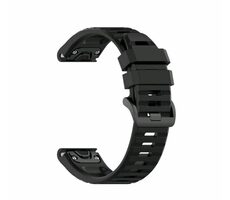 FIXED Silicone Strap Silikonový řemínek pro Garmin QuickFit 22mm černá
