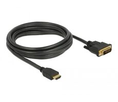 Delock Kabel HDMI - DVI 24+1 3m / obousměrný 