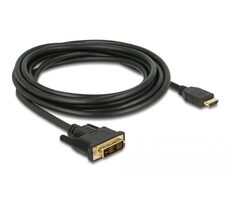 Delock Kabel HDMI - DVI 18+1 3m / obousměrný 