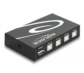 Delock Switch USB 2.0 / 4-portový / manuální