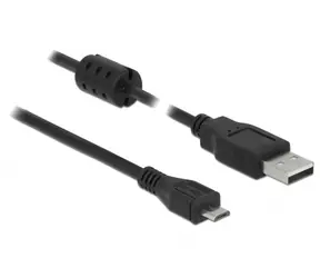 Delock Kabel USB 2.0 Typ-A (M) - USB 2.0 Micro-B (M) 1.5m černá