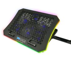 Esperanza EGC109 černá / chladicí podložka pro notebook / až 19"/ 1300 a 2100 rpm / 85 CFM