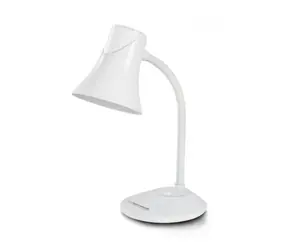 Esperanza ELD111W Polaris bílá / Stolní lampa / patice E27 / 12W