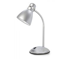 Esperanza ELD113S Alkes stříbrná / Stolní lampa / patice E27 / 12W