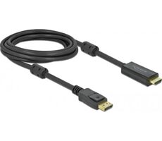 Delock Kabel z Active DisplayPort 1.2 - HDMI 3m černá / 4K / 60 Hz