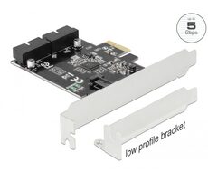 Delock Karta PCI Express - 2 x interní pinové konektory / USB 3.0