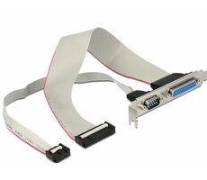 Delock slot bracet - 1 x sériový 1 x paralelní