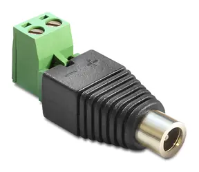 Delock Adaptér DC 5.5 x 2.5 mm (F) - svorkovnice 2 pin 2-části