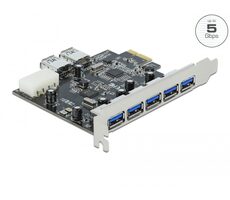 Delock PCI Express Karta - 5 x externí + 2 x interní USB 3.0