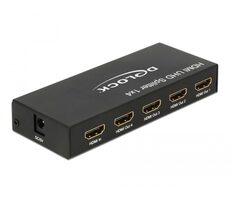 Delock HDMI UHD Splitter 1 x HDMI in - 4 x HDMI out 4K černá