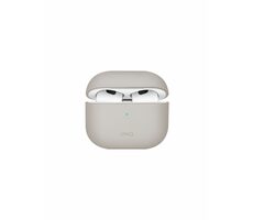 Uniq Lino Hybrid silikonové pouzdro pro Apple AirPods 2021 béžová