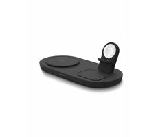 Uniq Aereo Mag 3v1 Bezdrátová nabiječka pro Apple iPhone & Apple Watch & Apple AirPods šedá 15/10W