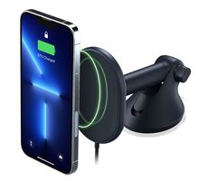 iOttie Velox MagSafe Magnetic Dash & Windshield Mount modrá / palubní magnetický držák s nabíječkou