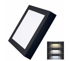 Solight WD173-B LED mini panel CCT / přisazený / 18W / 1530lm / 3000K / 4000K / 6000K / čtvercový