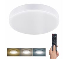 Solight WO799 LED osvětlení s dálkový ovladačem bílá / 50W / 3000lm / 40cm / změna chromatičnosti / stmívatelné