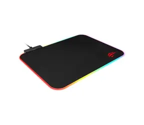 Havit MP901 RGB černá / herní podložka pod myš / 360 x 260 x 3 mm / RGB