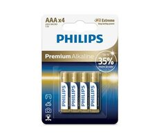 Philips baterie AAA Premium Alkaline - 4ks