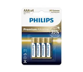 Philips baterie AAA Premium Alkaline - 4ks