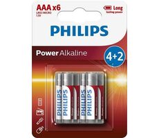 Philips baterie AAA Power Alkaline - 6ks